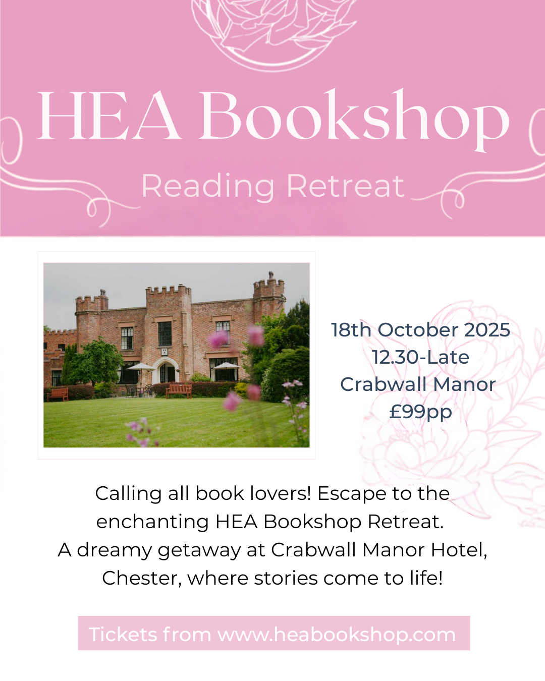 HEA Reading Retreat | Crabwall Manor, Chester | 18th October 2025