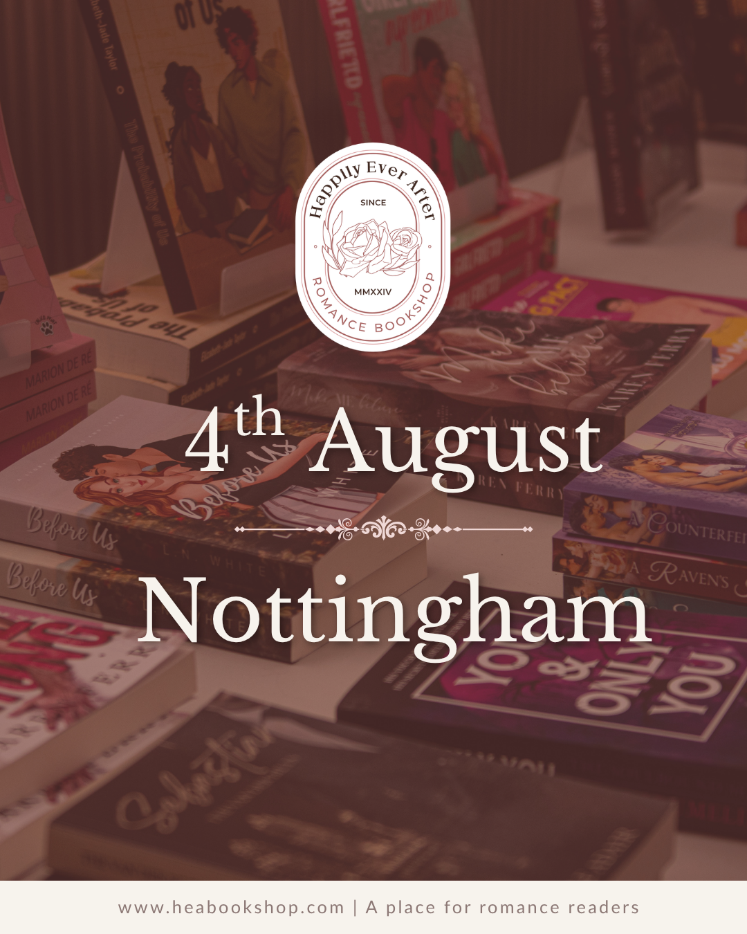 Nottingham August Bookshop Popup | 4th August