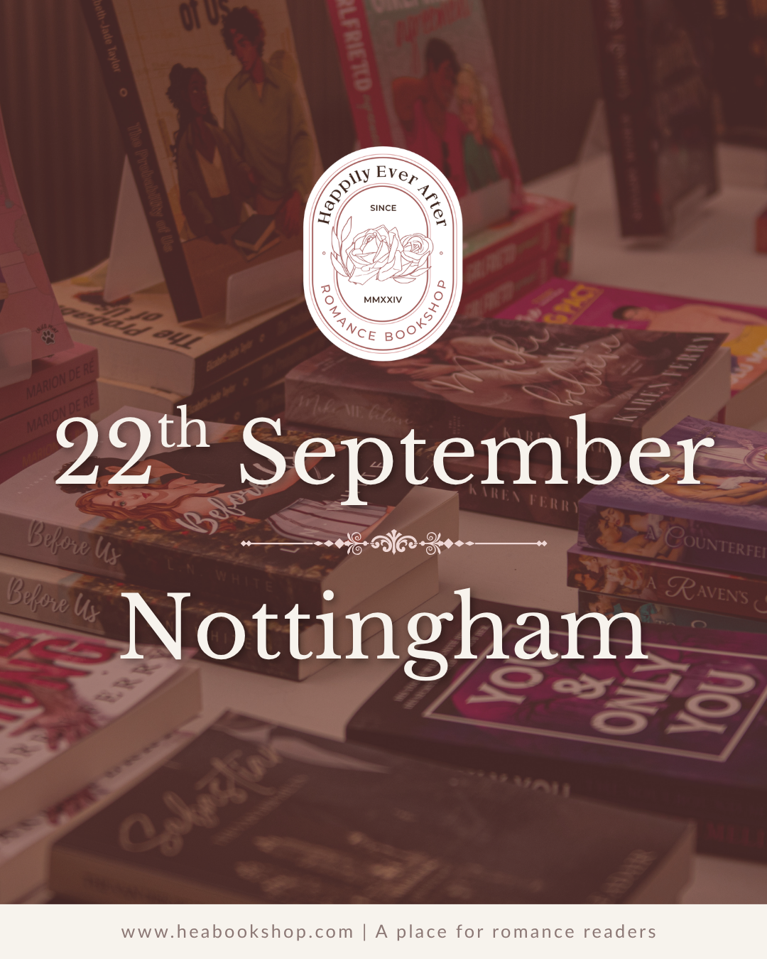 Nottingham September Bookshop Popup | 22nd September