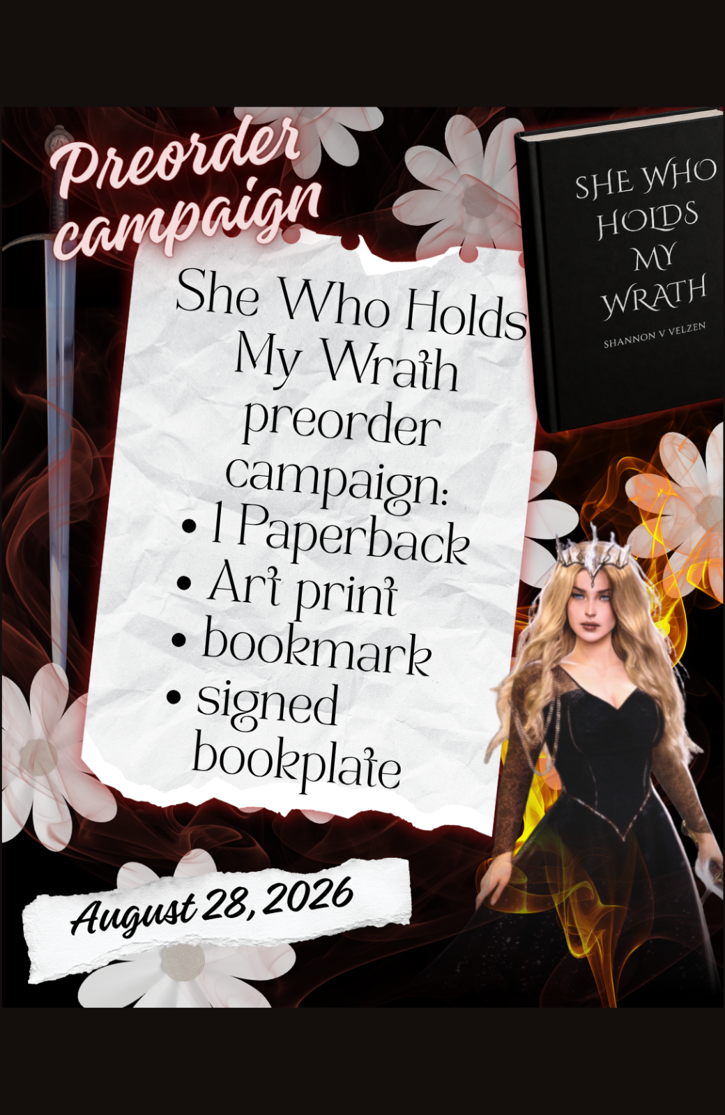 She Who Holds My Wrath | Out 28th August