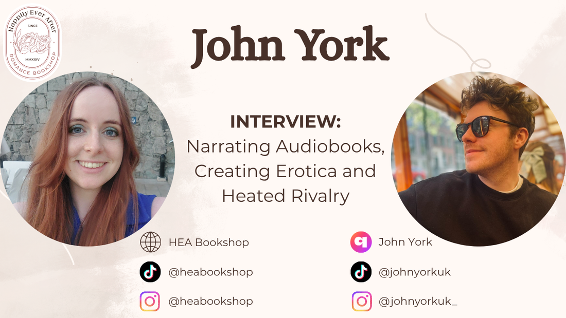 HEA Interview | John York | Narrating Audiobooks, Creating Erotica and Heated Rivalry