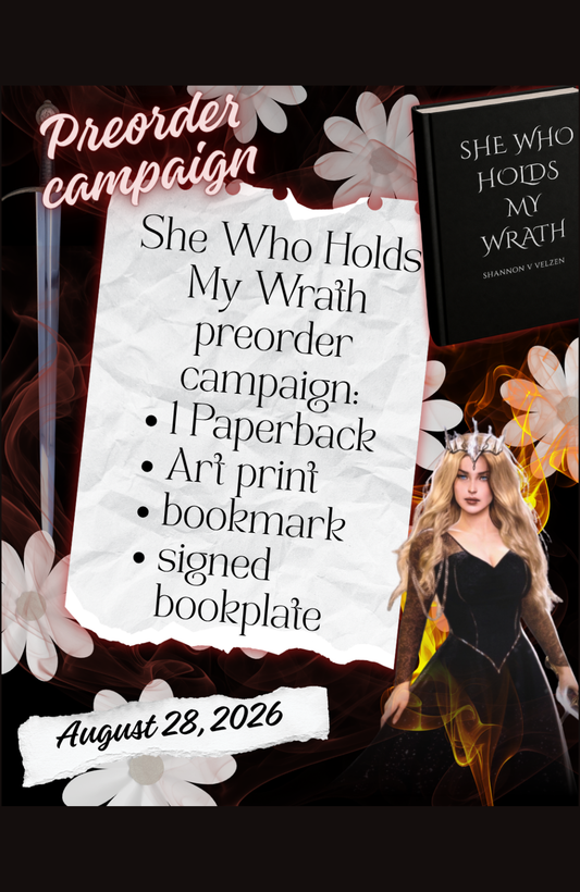 She Who Holds My Wrath | Out 28th August