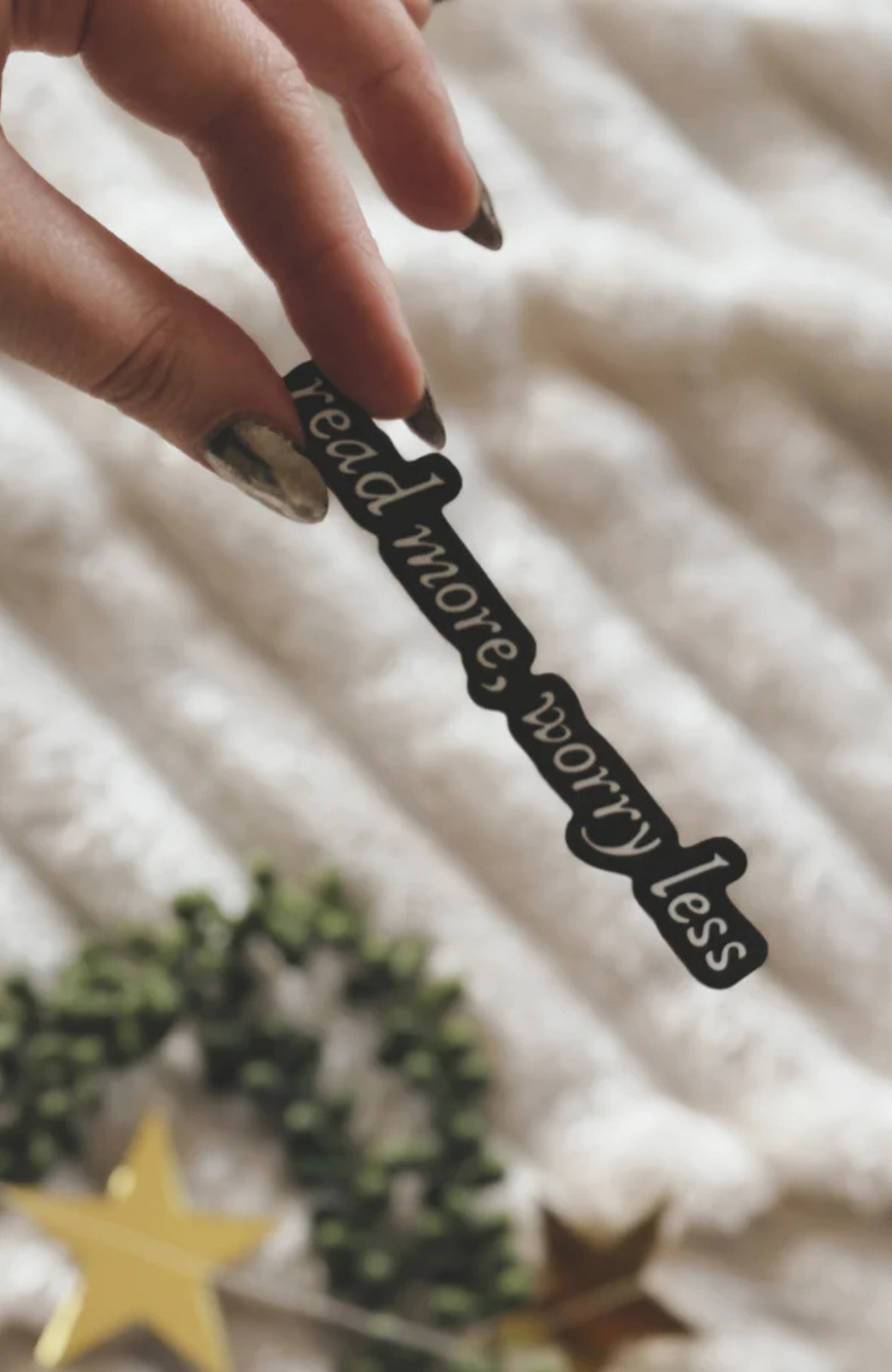 Read More, Worry Less Sticker
