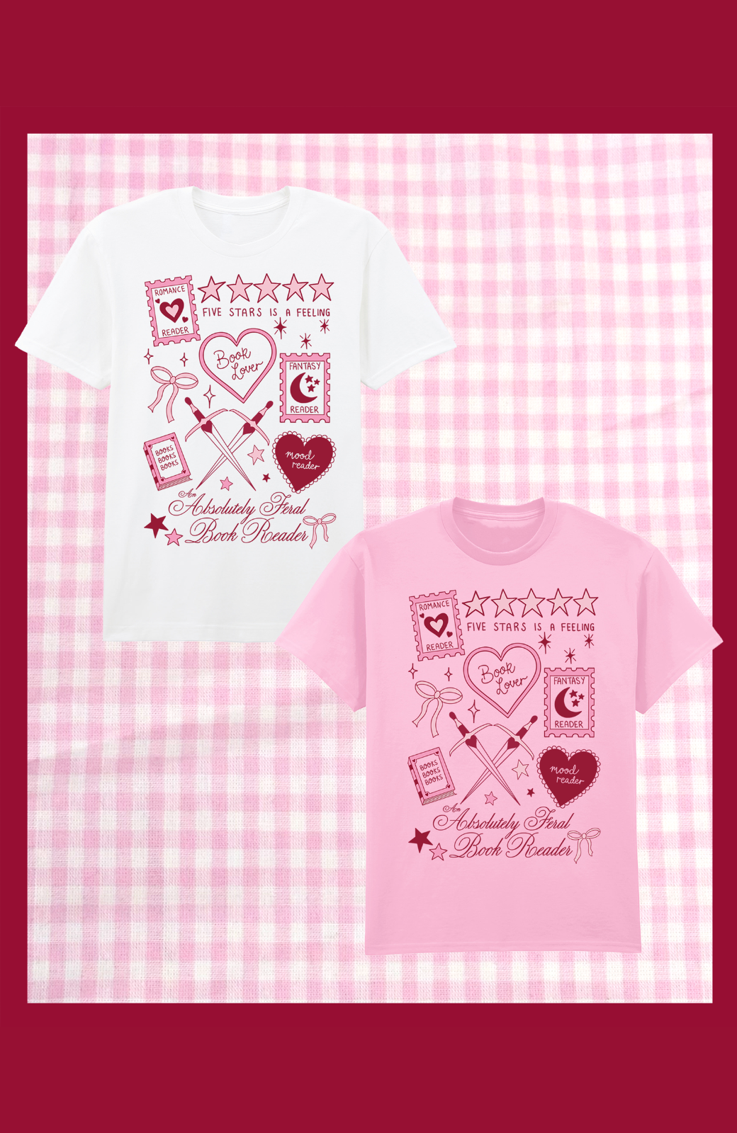 An Absolutely Feral Book Reader Printed T-Shirt | HF 27