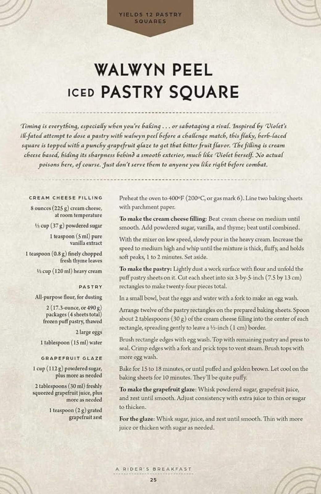A Guide to the Kitchen Quadrant: The Unofficial Fourth Wing Cookbook