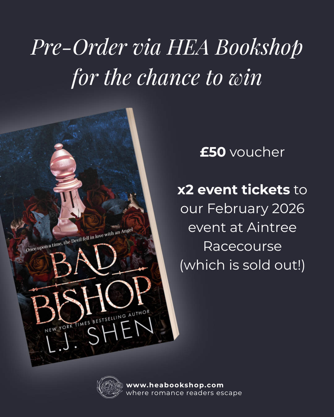 Bad Bishop (Society of Villains #1) | L.J. Shen | DUE 4TH NOVEMBER